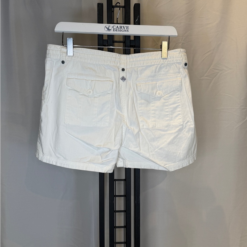 Prana White Cargo Shorts - Picture 4 of 4